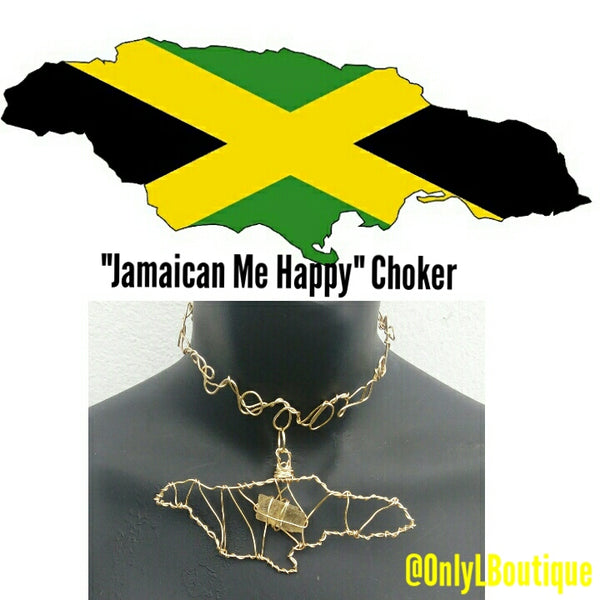 Jamaican me happy choker